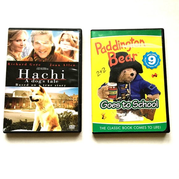 DVD, Paddington Bear goes to school and Hachi - Picture 1 of 4